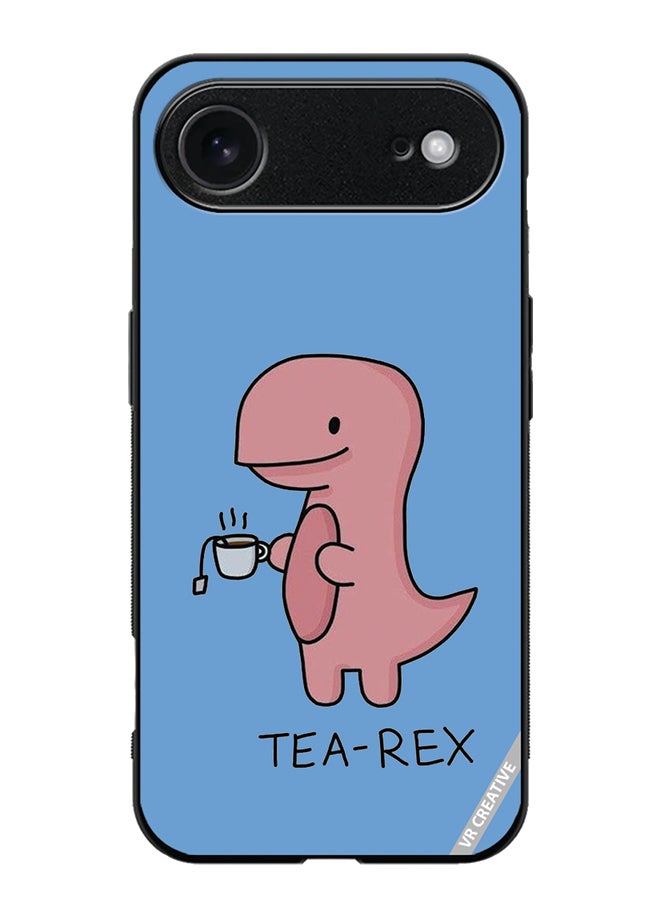 Protective Case Cover For Apple iPhone 17 Air Tea Rex Design Multicolour