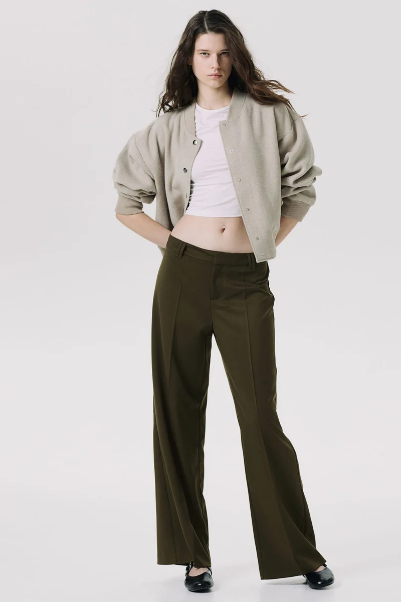 H&M Wide tailored trousers