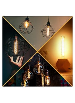 Generic Dimmable T30 LED Bulbs, E26 Base, 40W Vintage Style Warm White 2200K Amber Light, 7.3inch Long Tubular Filament Bulbs, Soft Flexible Design, Pack of 2  - Image 3