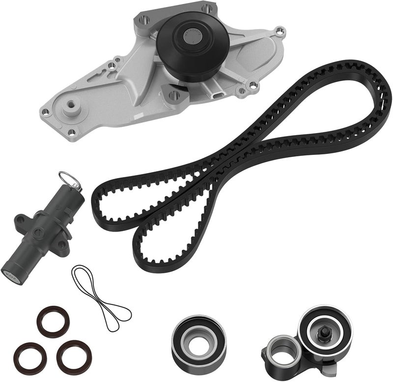 OCPTY Timing Belt Kit including timing Belt water pump with gasket tensioner bearing etc, Compatible for 08 09 10 for Honda Odyssey/04 05 06 07 08 09 10 11 12 13 14 15 for Honda Pilot - Image 1