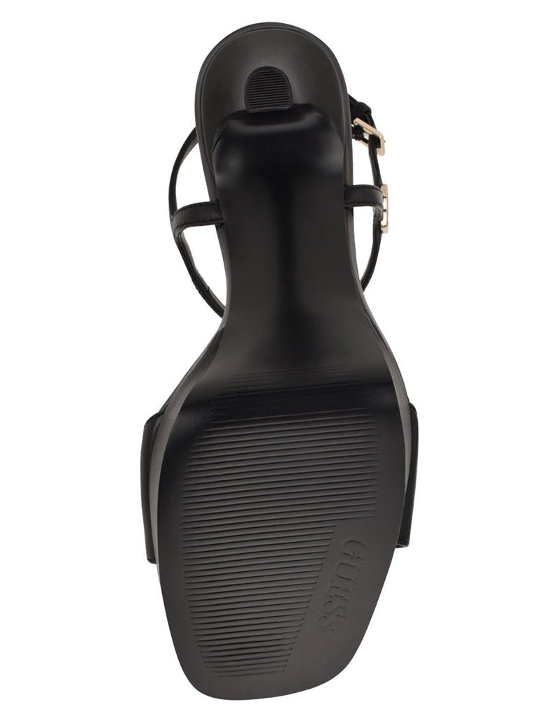 Guess Women's Hendora Heeled Sandal, Black Leather 001, 8 - Image 5