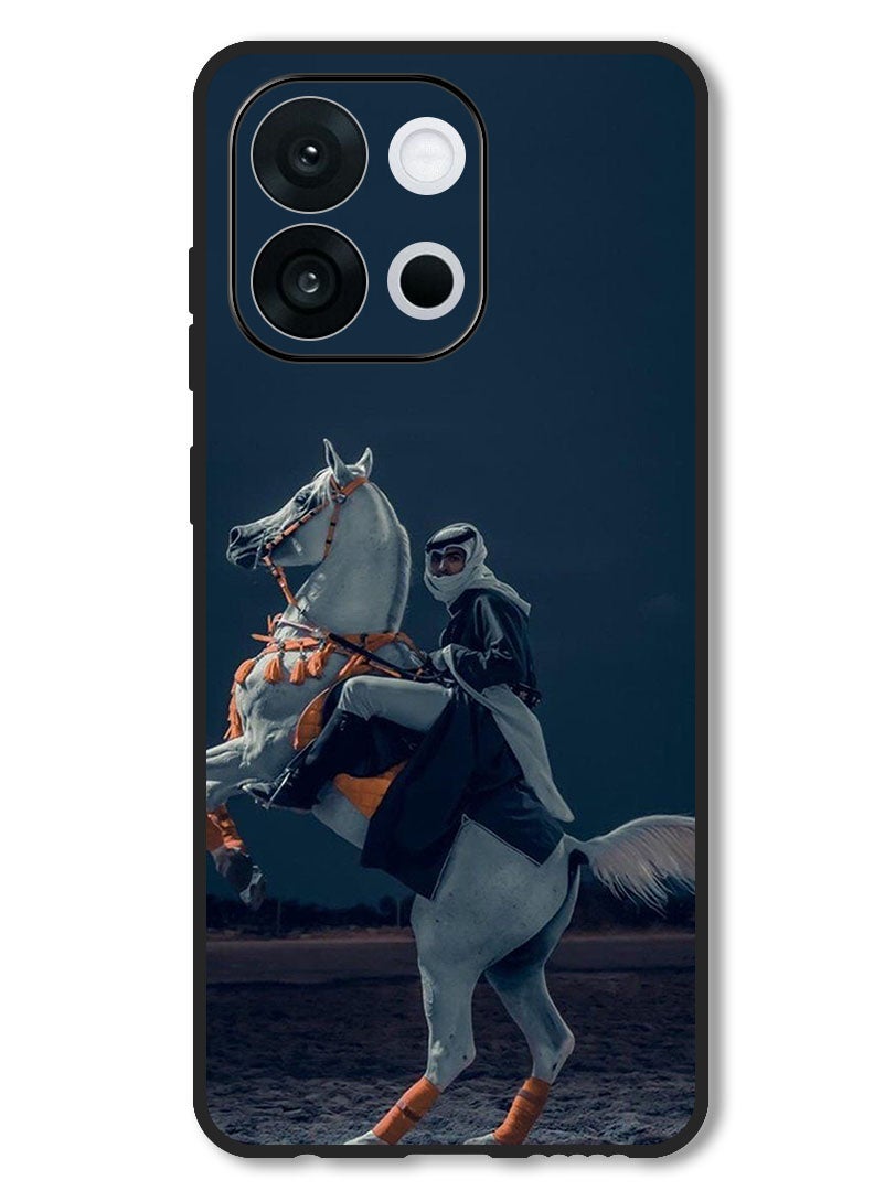 Theodor Case Compatible with OnePlus 13T 6.32 Inch Protection Shockproof Bumper Cover Horse - Image 1