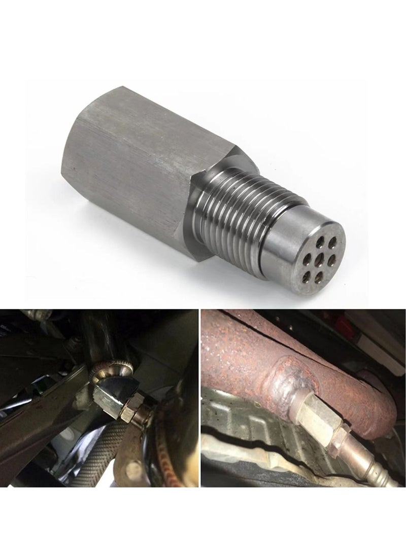 Generic Car Universal O2 Oxygen Sensor Spacer Engine Light Adapter Bung Catalytic Converter Fix  - Image 2