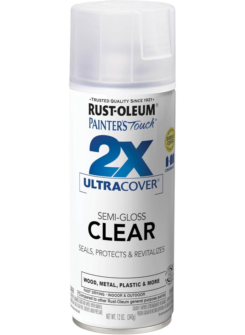 Rust-Oleum P TOUCH 2X SEMI-GLOSS CLEAR, 340g