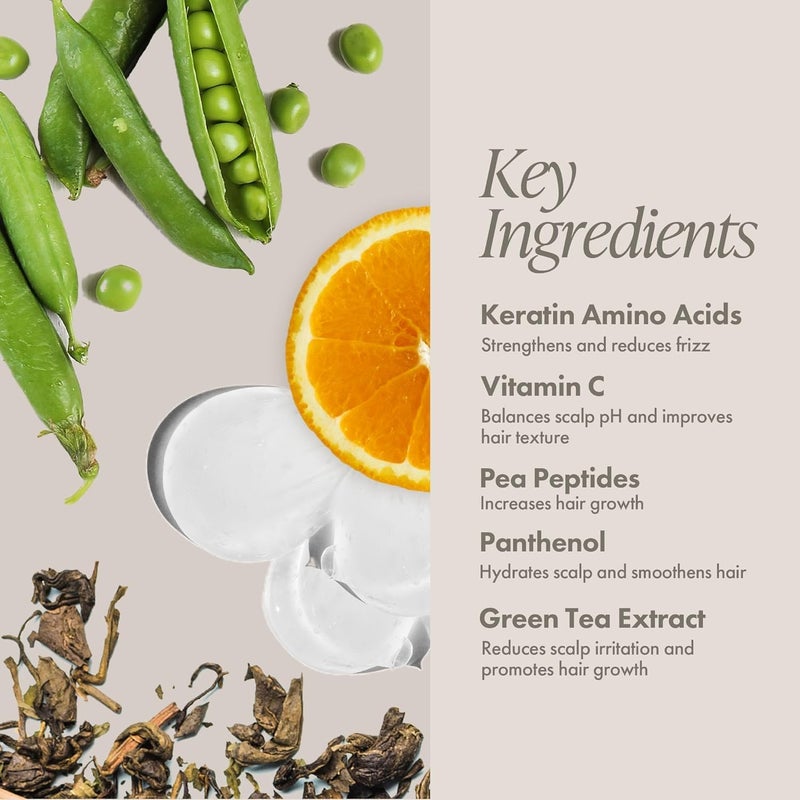 Enjoy Luxury Shampoo & Conditioner- Eliminates Frizz Cleansing Moisturizing Smoothing - Sulfate Free For Thick Coarse or Curly Hair (10.1 Fl Oz) - Image 3