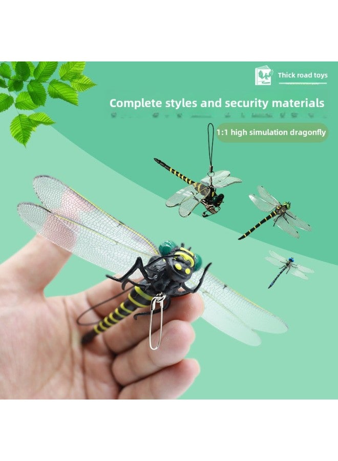 Simulation Dragonfly Exported To Japan Mosquito Repellent Artifact Plastic Model Toy Dragonfly Crafts-Color:01 Thick Wings Green Eyes 120*110  - Image 3