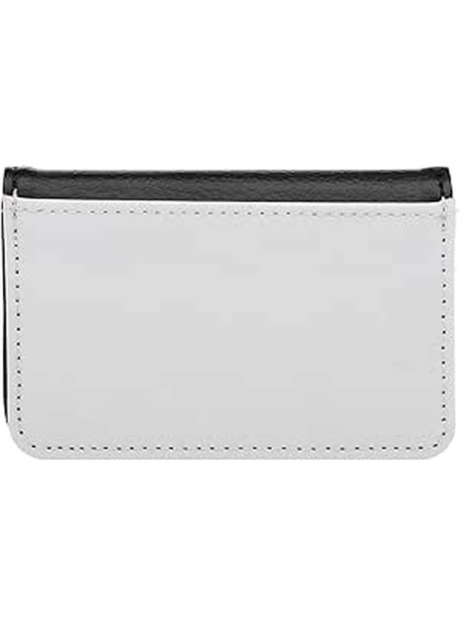 Pu Leather Business Card Holder ID Card Cover Protective Sleeve Travel Professional Use - Image 1