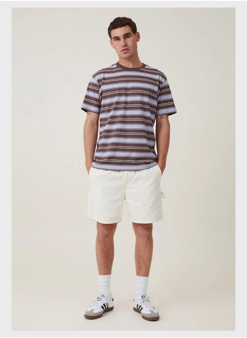 Cotton On Striped Crew Neck T-Shirt