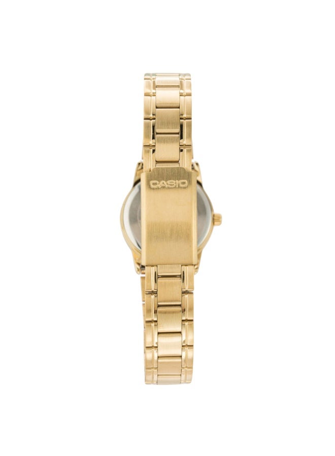 Casio LTP-V002G-9AUDF Women’s Gold-Tone Stainless Steel Analog Watch – Champagne Dial - Image 4