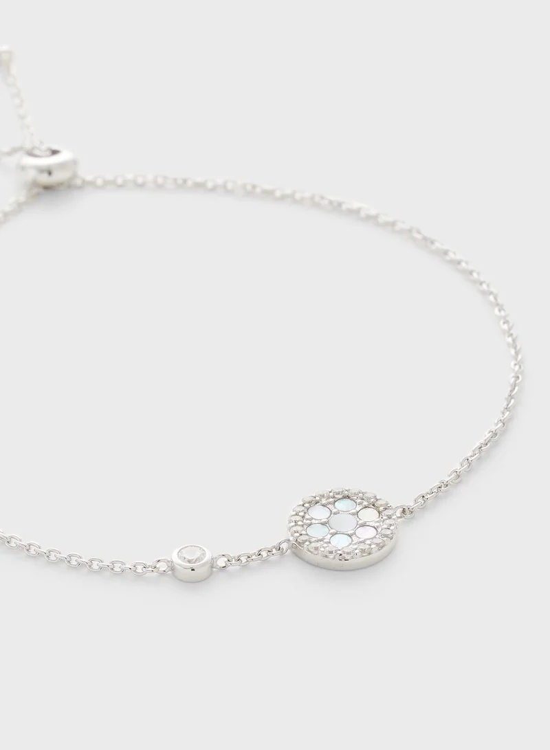 FOSSIL Logo Beaded Bracelet