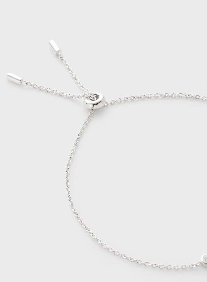 FOSSIL Logo Beaded Bracelet