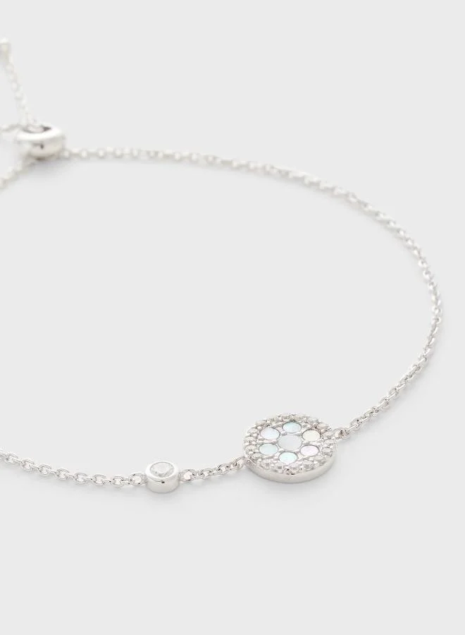 FOSSIL Logo Beaded Bracelet