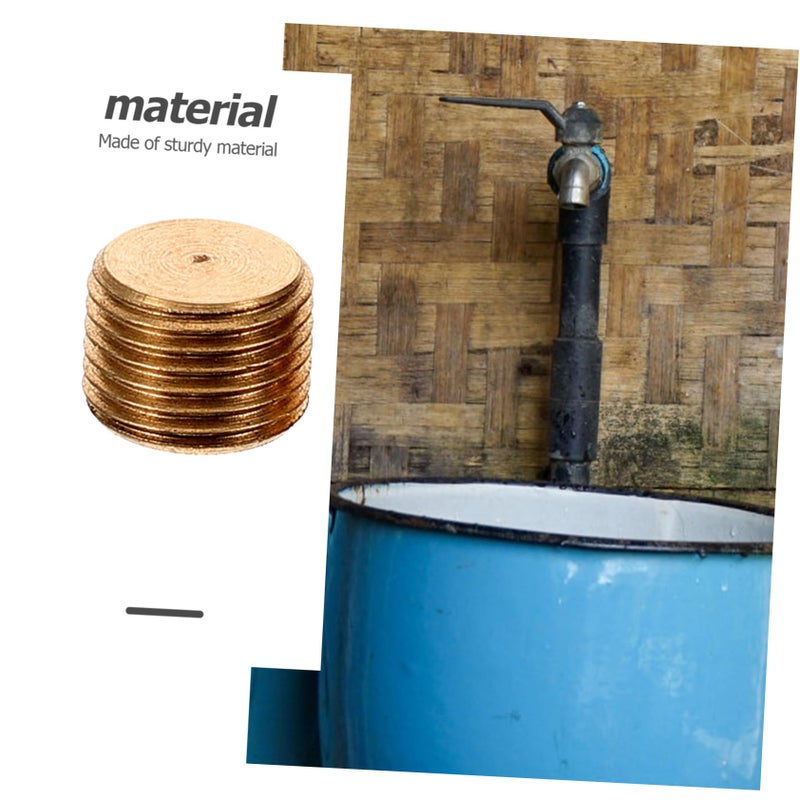 6Pcs Copper Hexagonal End Caps Hose Fitting Adapters For Sprinkler System Water Line - Image 5