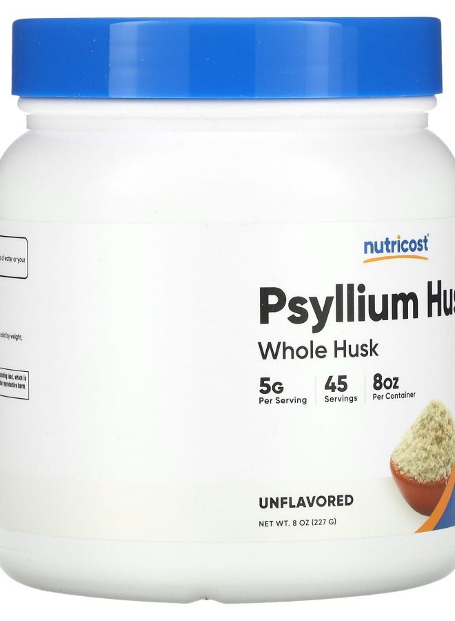 Nutricost Psyllium Husk Whole Husk Unflavored 8 oz (227 g) - Image 2