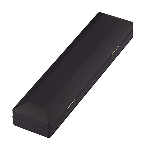 LETURE Long Chain Necklace Jewelry Gift Box Case with LED Light, Elegant Velvet Necklace Pendant Bracelet Box for Jewelry Display Wedding Engagment Valentine's Day (Black) - Image 5