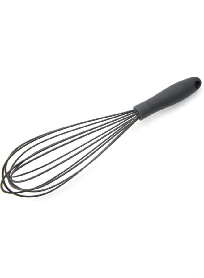 Orchid ILB Silicone Whisk for Cooking and Baking, Egg Whisk with Ergonomic Handle, Durable Kitchen Utensil for Blending Whisking Beating Mixing Whipping & Stirring - Image 1