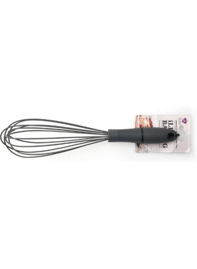 Orchid ILB Silicone Whisk for Cooking and Baking, Egg Whisk with Ergonomic Handle, Durable Kitchen Utensil for Blending Whisking Beating Mixing Whipping & Stirring - Image 2