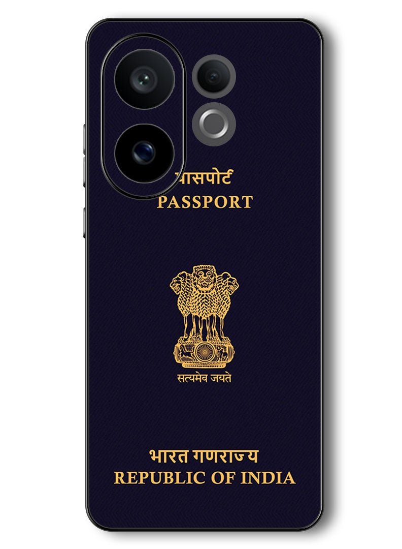 Theodor Case Compatible with Vivo V60 6.77 Inch Protection Shockproof Bumper Cover India Passport - Image 1