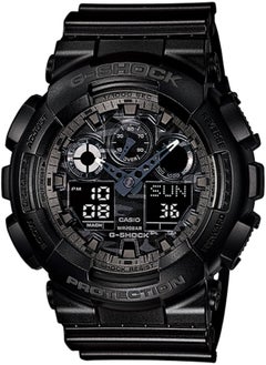 CASIO G-SHOCK GA-100CF-1A Camouflage Dial Black Analog-Digital 200m Men's Watch  - Image 1