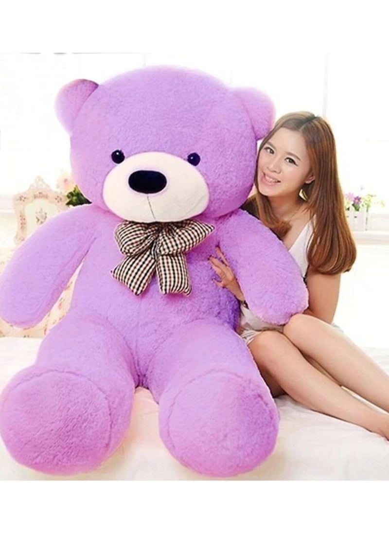 SOLE - 140 cm Cute Plush Bear with Bow Tie - Special for Lovers - Image 1