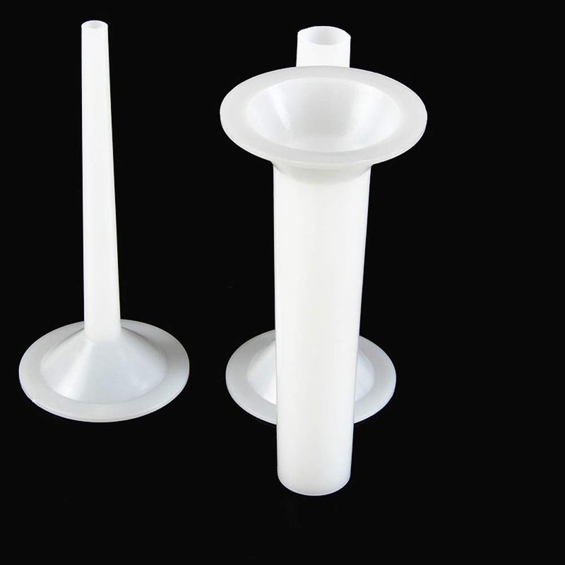esowemsn A Set of 3pcs Plastic Sausage Stuffing Tubes Manual Sausage Stuffer Funnels for Meat Grinder Funnel Attachment Kit Food Grade Meat Grinder - Image 4