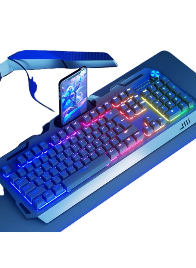 KUYING New Wired Illuminated Mechanical Tactile Keyboard 