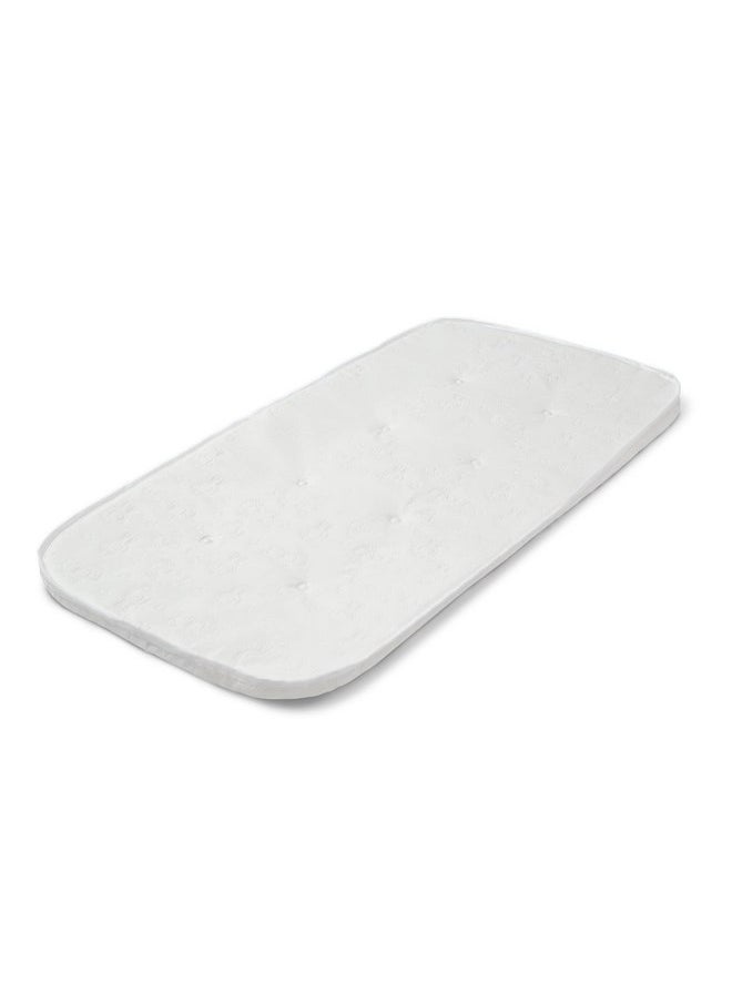 Delta CHILDREN - Serta Perfect Sleeper 2-in-1 Deluxe Pillow Top Changing Pad & Portable Changing Mat, White - Image 1