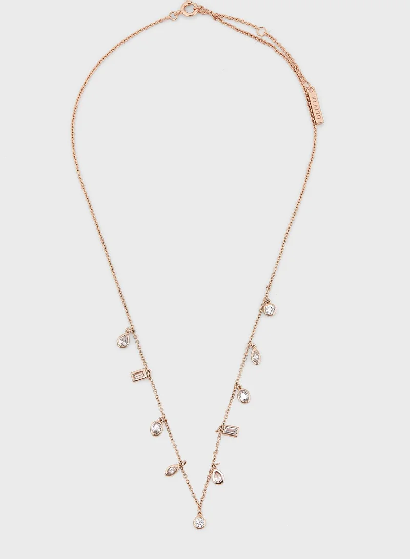 OLIVIA BURTON Crystal Charm Necklace