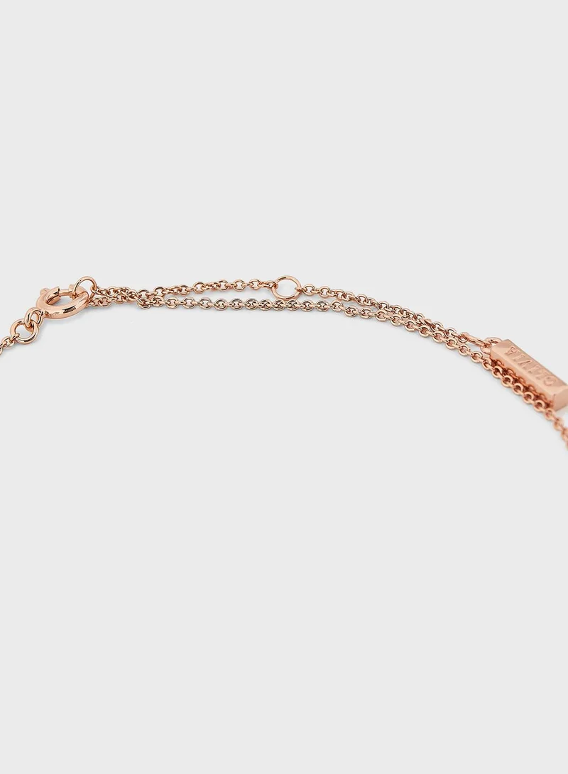 OLIVIA BURTON Crystal Charm Necklace