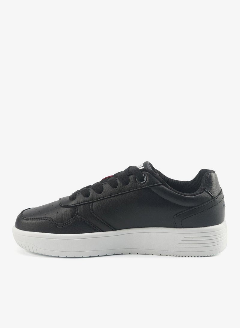 U.S. Polo Assn. Men's Black Classic Low-Top Sneakers with Iconic Branding for a Clean Look Shoes - Image 2