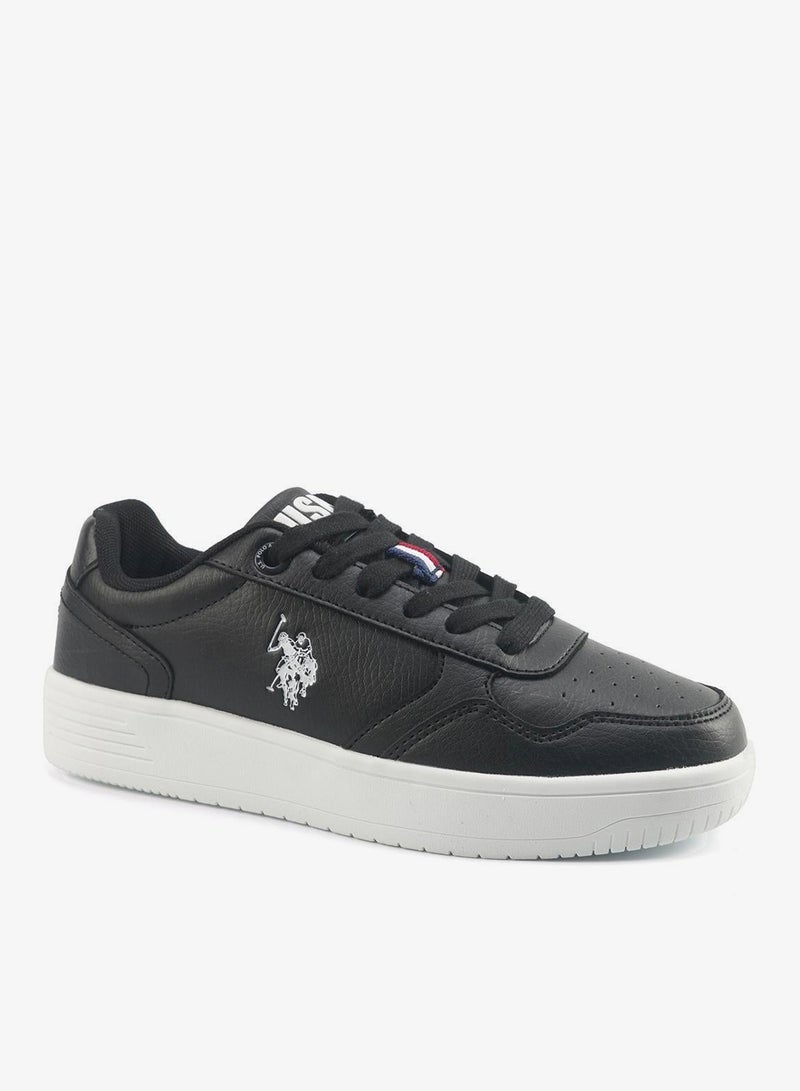 U.S. Polo Assn. Men's Black Classic Low-Top Sneakers with Iconic Branding for a Clean Look Shoes - Image 4