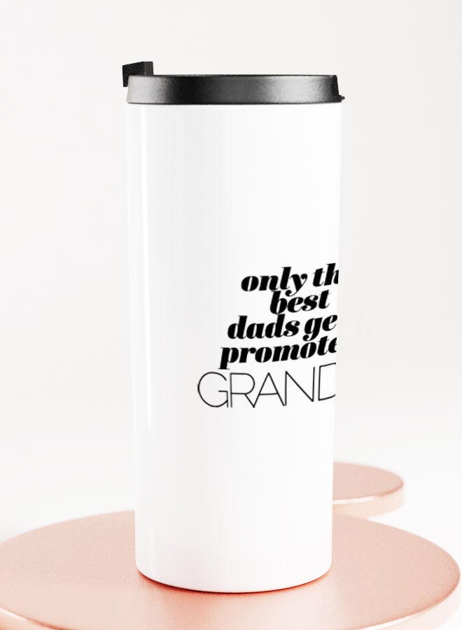 LIT White Tumbler Only best grand pa Straight Tumbler Best Dad Gift Best Grand pa Gift - Image 2