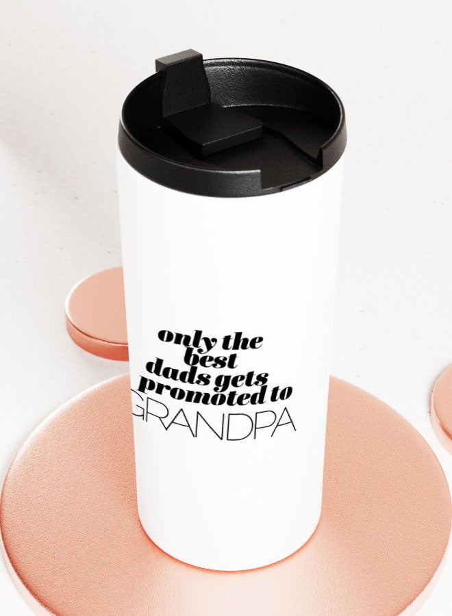 LIT White Tumbler Only best grand pa Straight Tumbler Best Dad Gift Best Grand pa Gift - Image 3