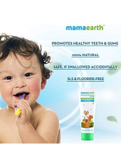 Mamaearth معجون أسنان حماية من التسوس بنكهة الفاكهة للأطفال 50 جرام  - Image 4