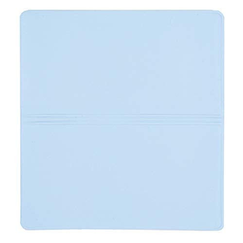 CAROUSELCHECKS Baby Blue Vinyl Checkbook Cover, Top Tear Personal Vinyl Checkbook Cover - Image 3