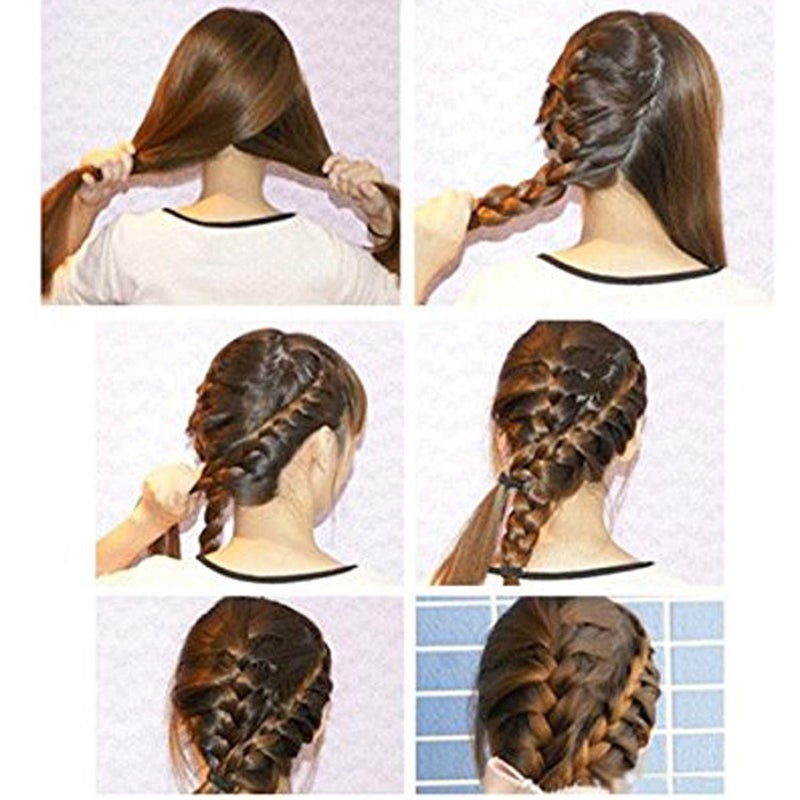 MADHYA Fashion French Hair Styling Clip Stick Bun Maker Braid Tool Hair Accessories Magic Twist Plait Hair Fishtail Braiding Tool for Women, Pack of 1 - Image 1