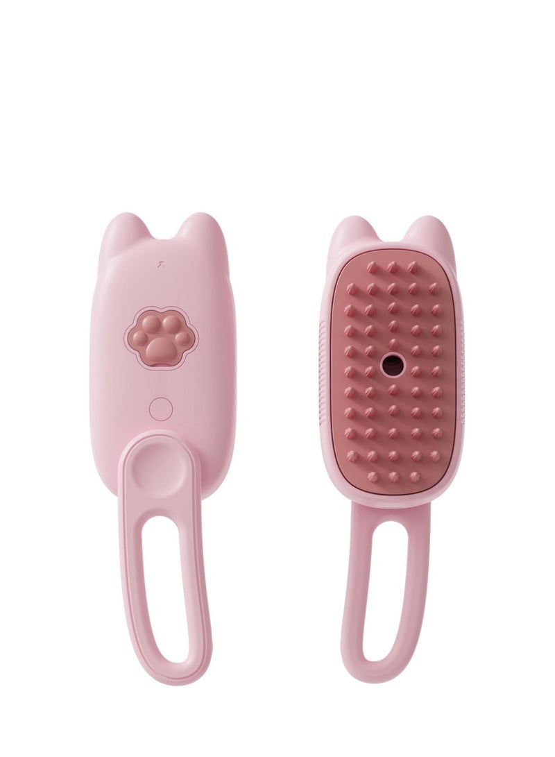 SOLARAE Pet Hair Care Tool, Hair Cleaner Brush, Gently Removes Loose Undercoat and Tangled Hair, Pet Grooming Brush-Pink, Comb for Grooming Long Haired & Short Haired Dogs, Cats, Rabbits, & More - Image 3