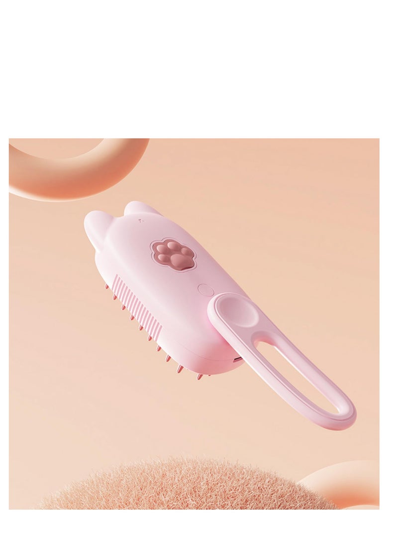 SOLARAE Pet Hair Care Tool, Hair Cleaner Brush, Gently Removes Loose Undercoat and Tangled Hair, Pet Grooming Brush-Pink, Comb for Grooming Long Haired & Short Haired Dogs, Cats, Rabbits, & More - Image 4