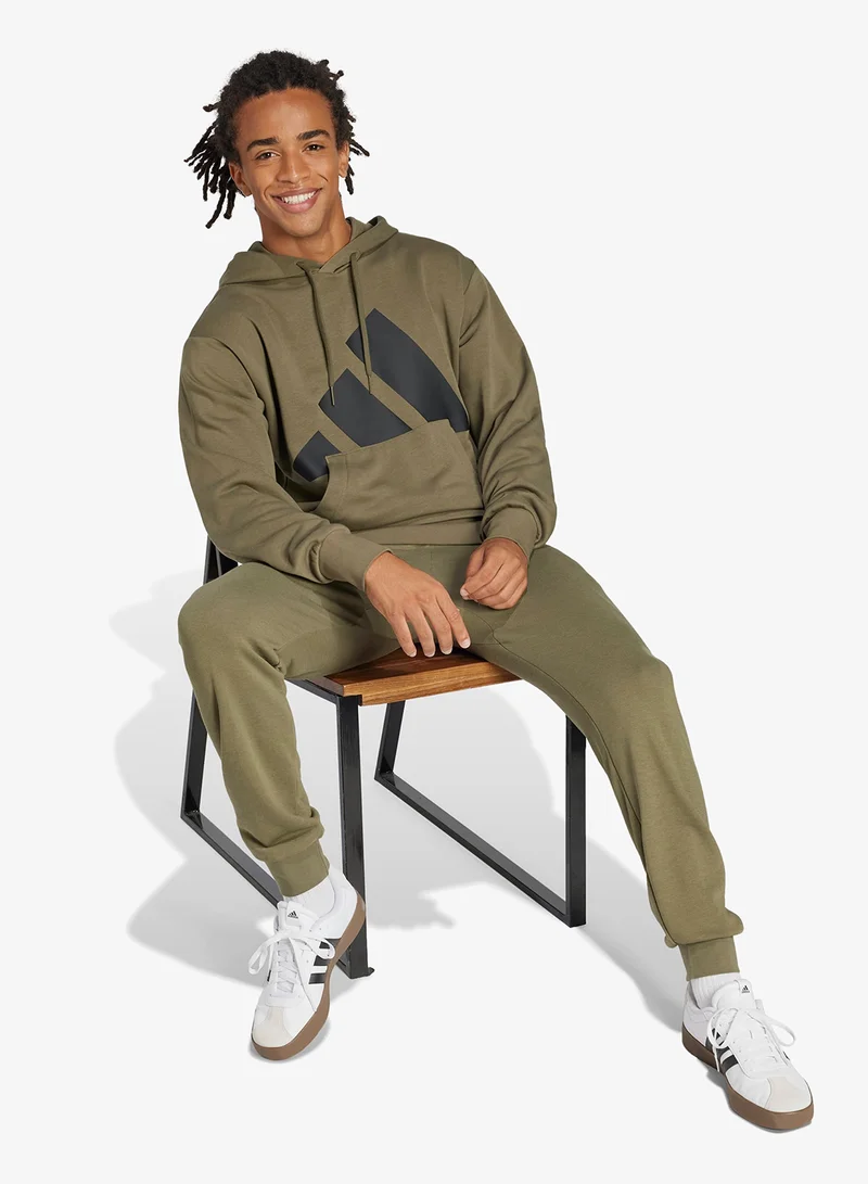 Adidas OLISTR/BLACK Big Logo French Terry Hoodie for Men | Best Price UAE