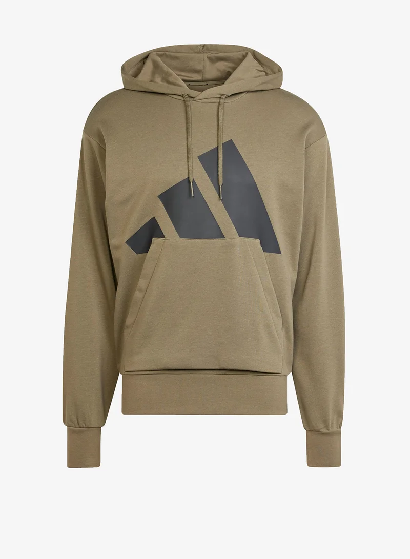 Adidas OLISTR/BLACK Big Logo French Terry Hoodie for Men | Best Price UAE