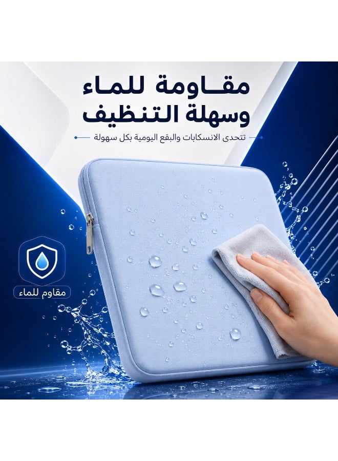 QIYUE Laptop Sleeve 13/13.3/14 Inch with Power Bag, Slim Protective Case Compatible with Apple MacBook Air 13, MacBook Pro 13/14, Huawei MateBook 13/14/D14/D15, Lenovo IdeaPad 14, ThinkPad 14, ThinkBook 14, HP Pavilion 14, HP Envy 14, Dell XPS 13, Inspiron 14, Simple Bag for Men & Women - Image 5