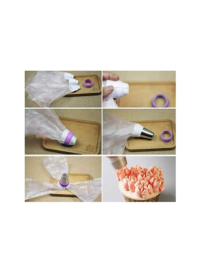 Raxoom Cake Decorating Tips, 27 Pcs Set Nozzles Stainless Steel Icing Piping Nozzles for Cake Decorating Pastry Fondant Tools Stainless Steel Icing Frosting Tips DIY Baking Tools - Image 4