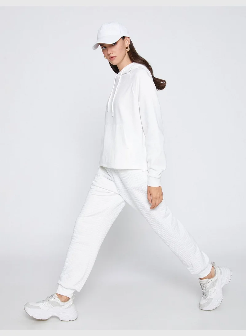 KOTON Jogger Pajama Bottom Tissued