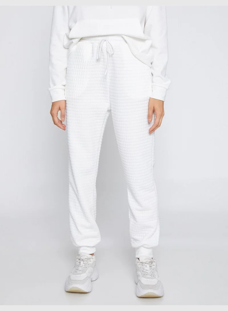 KOTON Jogger Pajama Bottom Tissued