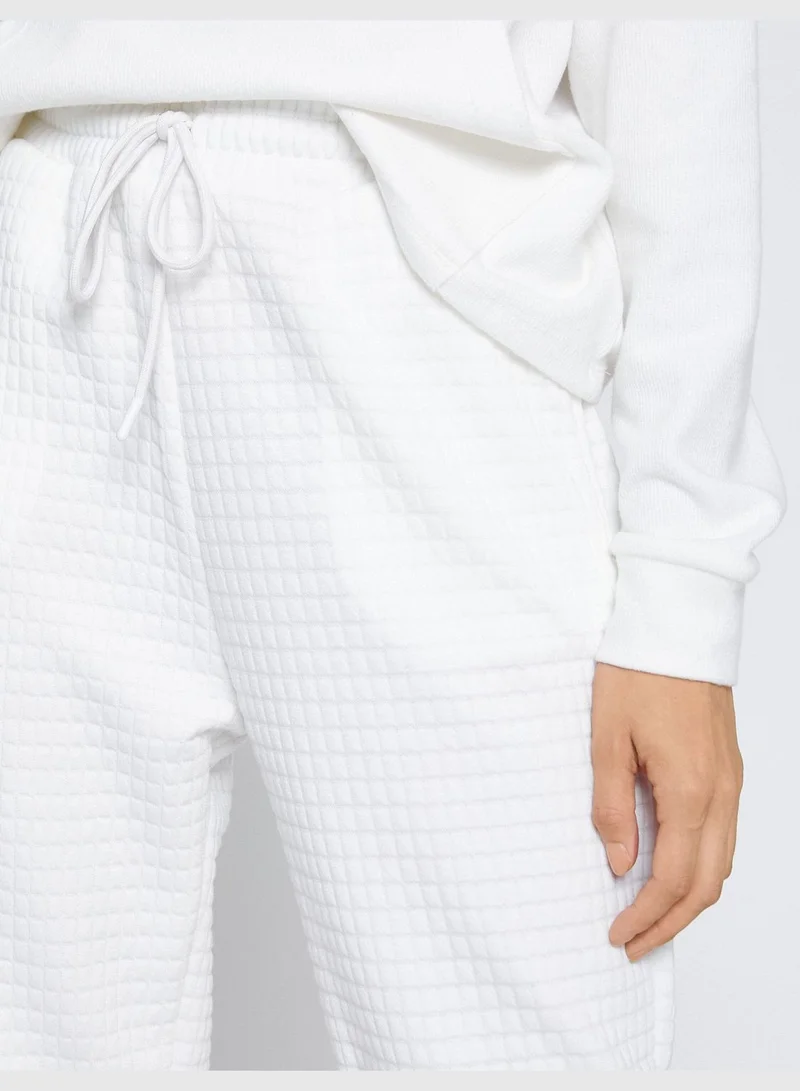 KOTON Jogger Pajama Bottom Tissued