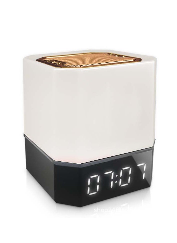 Equantu Intelligent Bluetooth Speaker 3D Arounded Portable Mini Qur'An Speaker Colorful LED Light  - Image 2