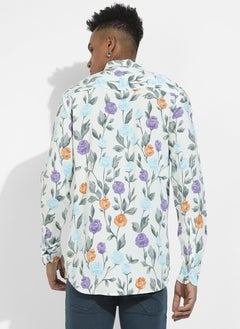 Instafab Plus Rose Garden Print Shirt  - Image 3