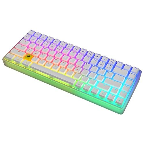 ZEBRONICS Premium Wireless Mechanical Keyboard, Outemu RED Switch, 3X Bluetooth, Hot swap, Mac, Android, Windows, Type C 1.8m Braided Cable, 2.4GHz RF, 18 RGB LED & Backlit Keys MAX Ninja 200 - White - Image 2