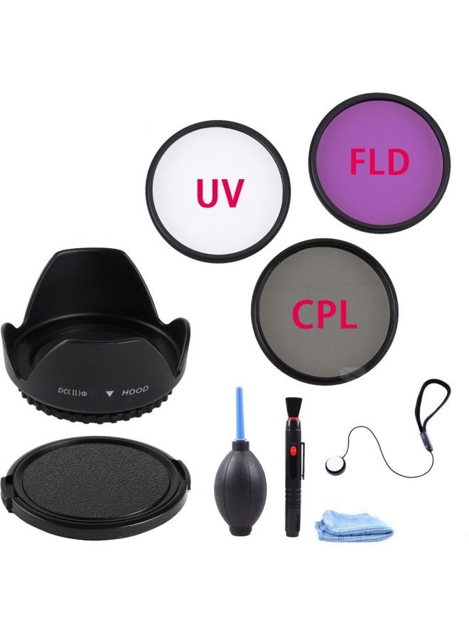 Spot Supply UV Mirror CPL Polarizer FLD Fluoroscope Balloon Lens Pen Filter Set-Color:67mm With Filter Bag  - Image 1