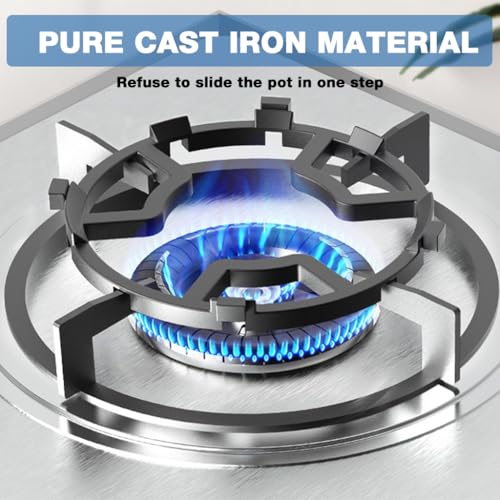 Supvox® Cast Iron Wok Ring for Gas Stove, Universal Durable Metal Kitchen Burner Stand, Gas Burner Accessorie - Image 5